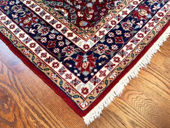 A Fine Weave Indo-Persian Wool Rug