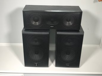 Three Fantastic BOSTON ACOUSTICS Shelf Model CR77  And Center Model CRC7 Speakers - Great Speakers - Like New