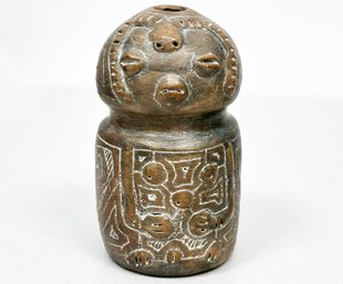 A Vintage Central American Ceramic Vase In Pre-Columbian Style