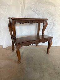 Vintage Two Teir Oak Stand