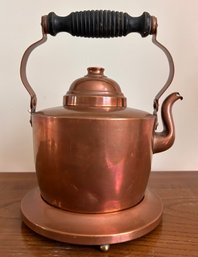 Vintage Copper Tea Kettle