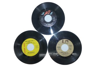 3 Vinyl Records 45RPM Including Al Green & Bobby Womack