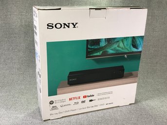 Brand New - Paid $149 - SONY HD Blu - Ray/ DVD Player With Wi-Fi / Smart DVD Player - NEVER OPENED OR USED !