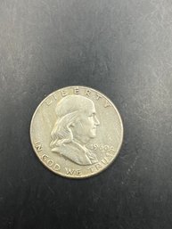 1960 Benjamin Franklin Silver Half Dollar