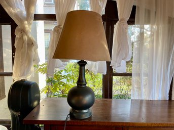 Contemporary Black Table Lamp