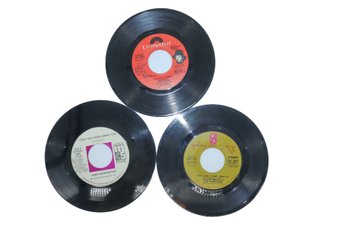 3 Vinyl Records 45RPM Including James Brown