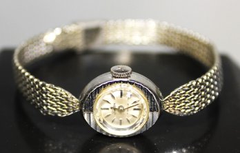 10K White Gold Filled Ladies Wristwatch 17 Jewels1