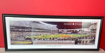 'Last Night At Yankee Stadium' Print In Frame