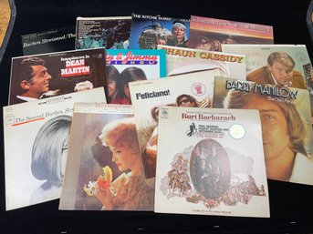 Records- Dean Martin, Barry Manilow, The Percy Faith Strings, Barbra Streisand, Etc.