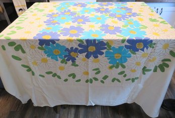 Vintage Vera Flower Power Tablecloth