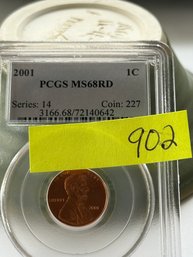 Lincoln Memorial Reverse  1C 2001 MS68RD  PCGS