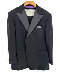 Ralph Lauren Collection Wool Tuxedo 44 Regular & Trafagler Suspenders