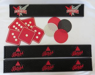 Rubber Bar Mat Runners And Coasters