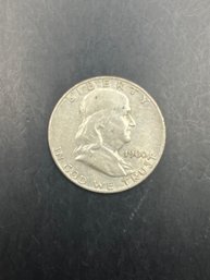 1960-D Benjamin Franklin Silver Half Dollar