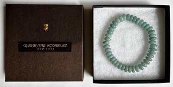 New Guenevere Rodriguez New York Chalcedony Natural Stone Bracelet In Original Box