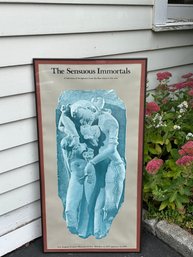 Los Angeles County Museum Of Art 'The Sensuous Immortals' Framed Print