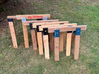 Six Sawhorses