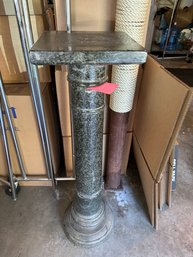 Heavy Marble Pedestal Green