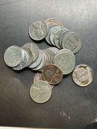 25 Steel Pennies