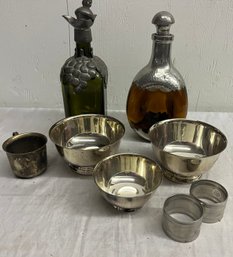 Eight Pieces Of Silver Plate