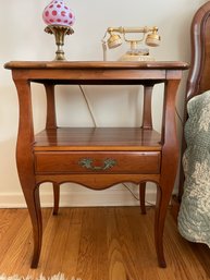 French Style Side Table/ Night Stand By Fancher Furniture.