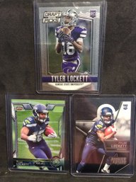 Lot Of 3 Assorted Tyler Lockett Rookie Cards - M