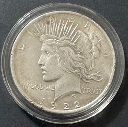 1922 Silver Peace Dollar