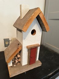 Handmade Wood Birdhouse