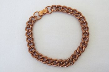 A Solid Copper Link Bracelet