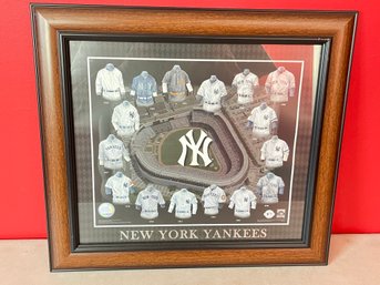New York Yankees Uniform Evolution Framed
