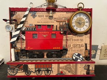 Cool Battery Operated Train Wall Hanging