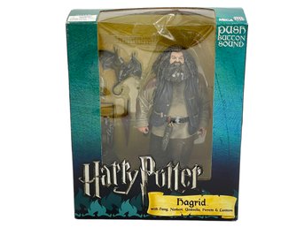 Harry Potter -Hagrid Figurine In The Original Box. Includes, Fang,norbert,umbrella, Ferrets & Lantern