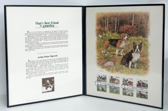 Mans Best Friend In America 1984 First Day Of Issue