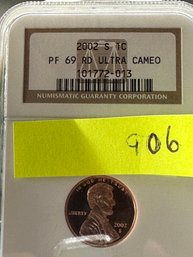 Lincoln Memorial Reverse  1C 2002 S PF69RD ULTRA CAMEO  NGC