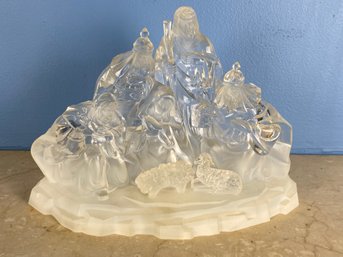 Nativity Christmas Light Up Acrylic Decor