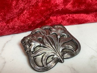 Sterling Silver Lilly Broach 12.84 G.