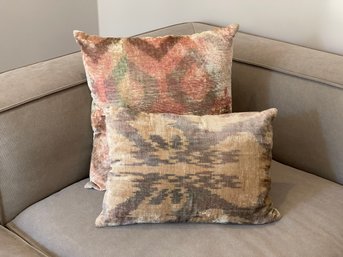 Set Of Two Turkish Throw Pillows