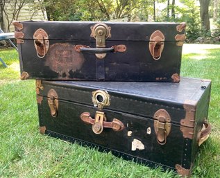 Two Vintage Trunks