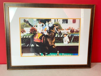 2008 Kentucky Derby Winner Big Brown Photo In Frame