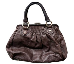 A Leather Handbag By Elliott Lucca