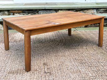 An Outdoor Teak Coffee Table (B)