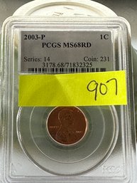 Lincoln Memorial Reverse  1C 2003 P MS68RD  PCGS