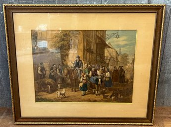 The Village Doctor Framed Print