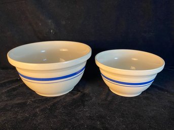 2 Piece Roseville Ceramic Bowl Collection