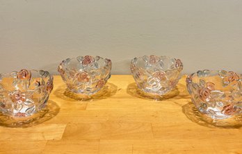 A Set Of 4 Vintage Mikasa Ice Cream Bowls