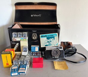 Vintage Minolta SLR Camera With Accessories