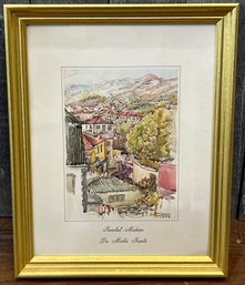 Gold Framed Portugal Funchal-Madeira Print