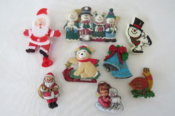 Vintage Winter Holiday Pins - Hallmark Cards And House Of Lloyd