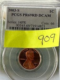 Lincoln Memorial Reverse  1C 2003 S PR69RD D CAM  PCGS