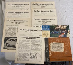 1938 Studebaker News Letters And More